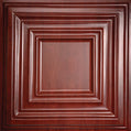 Cast and Bevel - Nested Grid Ceiling Tile (2x2) Cherry Wood