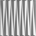 Cast and Bevel - Origami Darts Ceiling Tile (2x2) White Drop-In 15 16"
