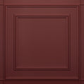 Cast and Bevel - Overlapping Square Ceiling or Wall Tile (2x2) Merlot Glue-Up No Grid