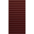 Cast and Bevel - Parallel Ceiling Tile (2x4) Merlot Drop-In 15 16"