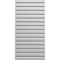 Cast and Bevel - Parallel Ceiling Tile (2x4) White Drop-In 15 16"