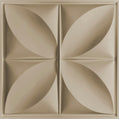 Cast and Bevel - Petal Ceiling Tile (2x2) Latte Drop-In 15 16"