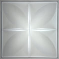 Cast and Bevel - Petal Ceiling Tile (2x2) Translucent Drop-In 15 16"