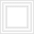 Cast and Bevel - Piazza Ceiling Tile (2x2) Frosted Drop-In 15 16"