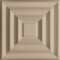 Cast and Bevel - Square Echo Ceiling Tile (2x2) Latte Drop-In 15 16"