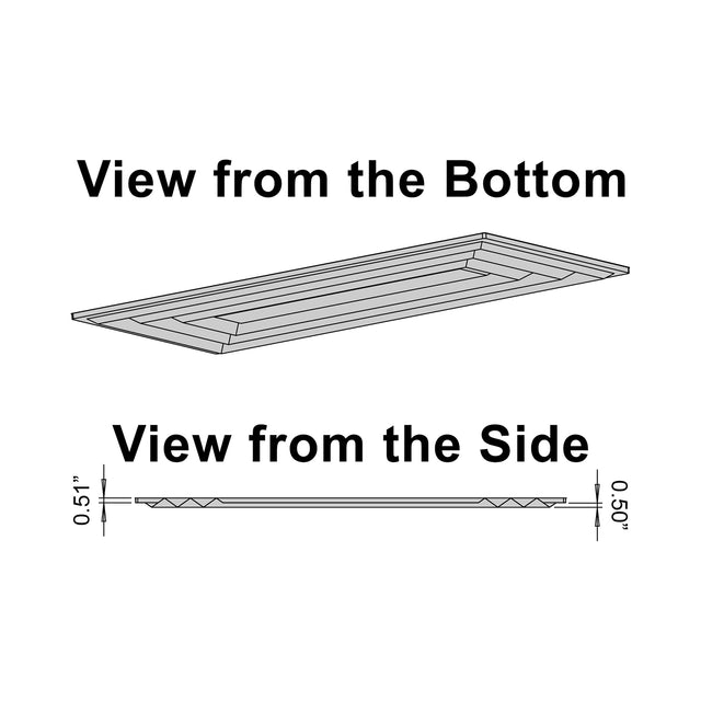 Square Echo Ceiling Tile (2x4)