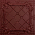 Cast and Bevel - Trellis Ceiling Tile (2x2) Merlot No Grid