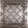 Cast and Bevel - Trellis Ceiling Tile (2x2) Tin No Grid