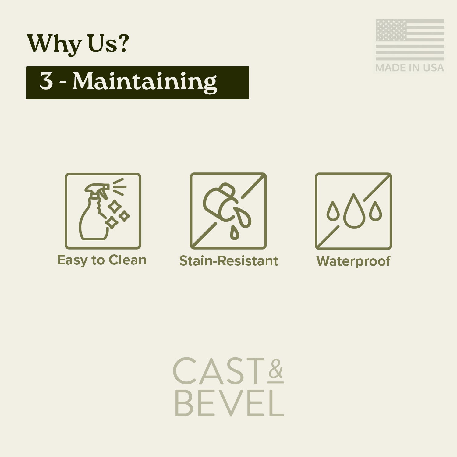 Parallel 2 x 2 | Ceiling Tiles | Cast and Bevel
